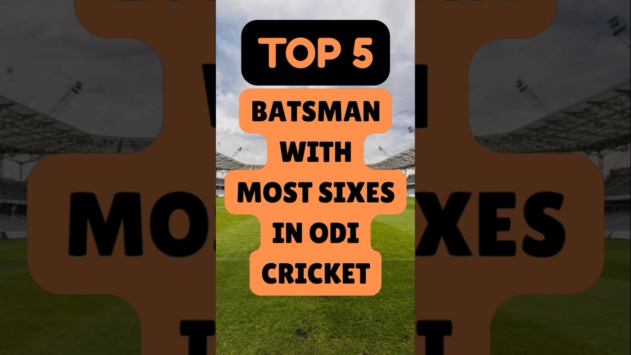 Top 5 Batsman with Most Sixes in ODI Cricket #shorts #cricket