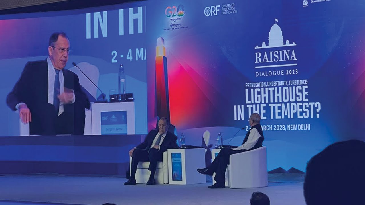 Sergey Lavrov at Raisina Dialogue Forum 2023