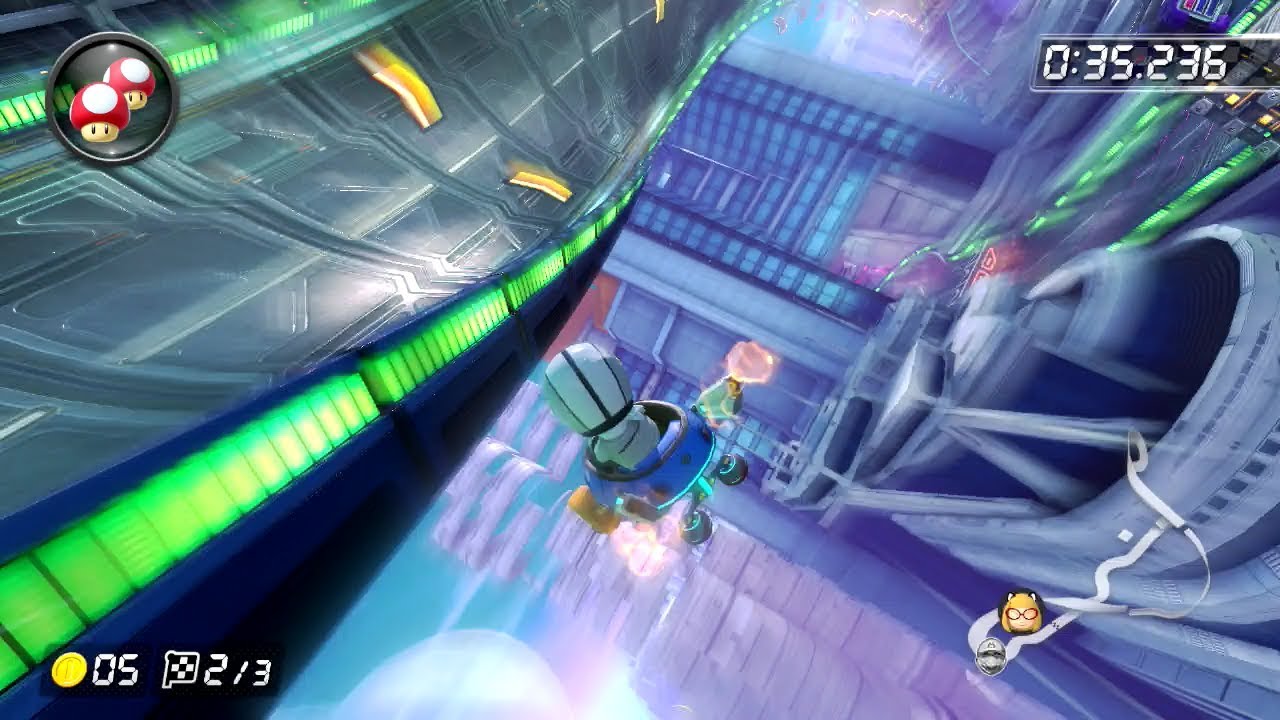 A Weird Shortcut on Mute City (Mario Kart 8 Deluxe)