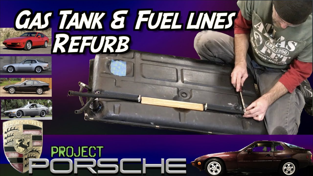 Budget Friendly 924S 944 Porsche Gas Tank & Fuel Lines Overhaul