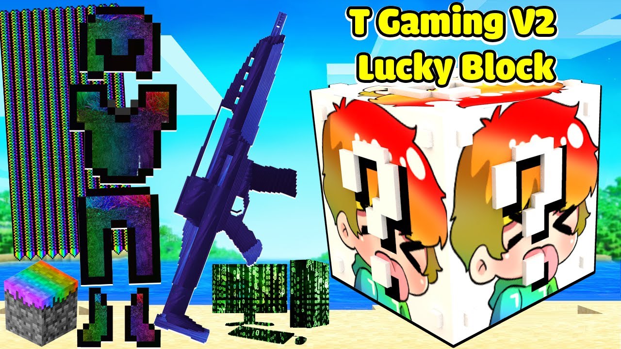 MINI GAME : T GAMING REBORN V2 LUCKY BLOCK BEDWARS ** CỤC ĐẤT CẦU VỒNG VÀ NHỮNG MÓN ĐỒ VIP