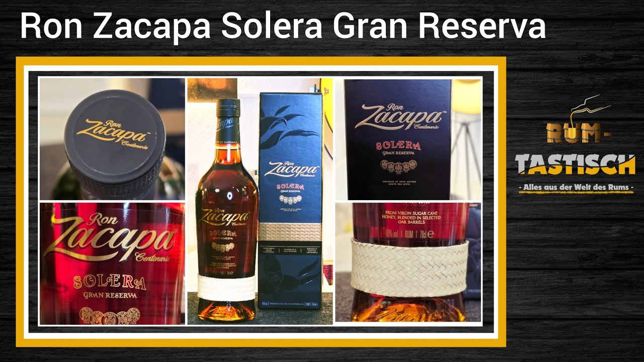 Ron Zacapa (23) Solera Gran Reserva Rum &ndash; 40 % Vol. 🥃 Die s&uuml;&szlig;este Versuchung seit 1976!
