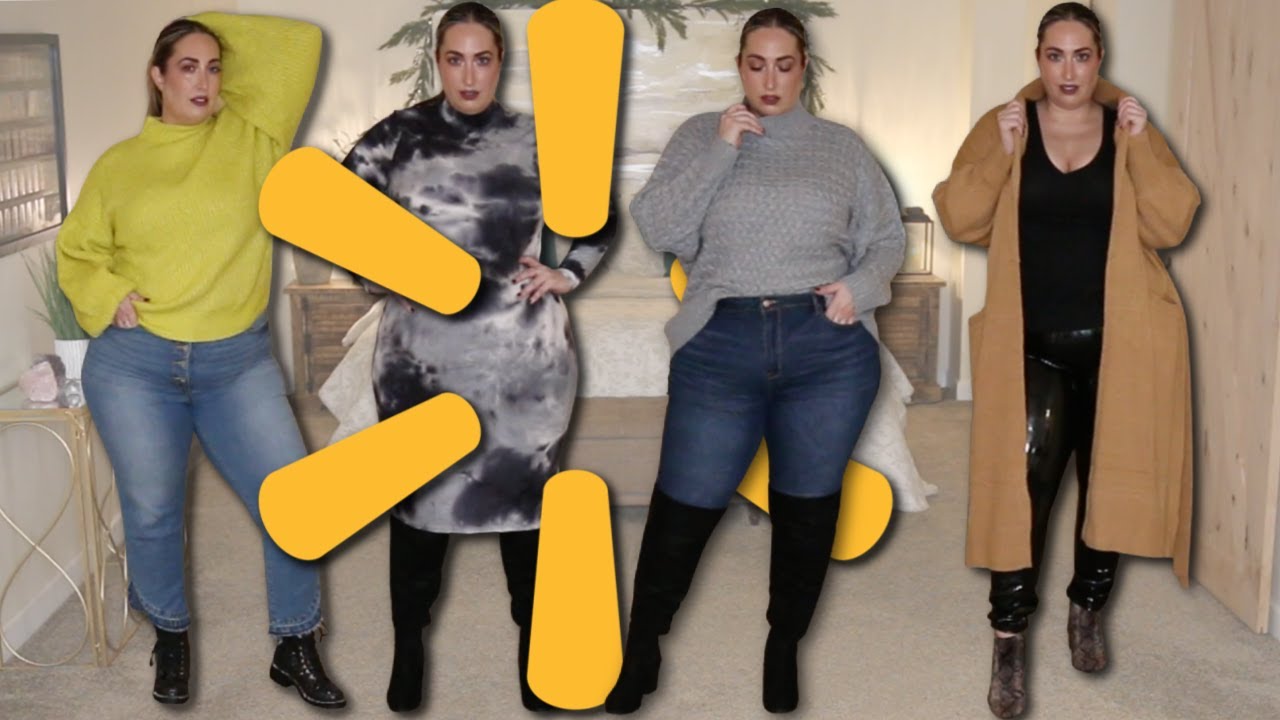What I Bought from Walmart when I was Sick...and I'm LIVING!!!! Walmart Plus Size Try On Haul