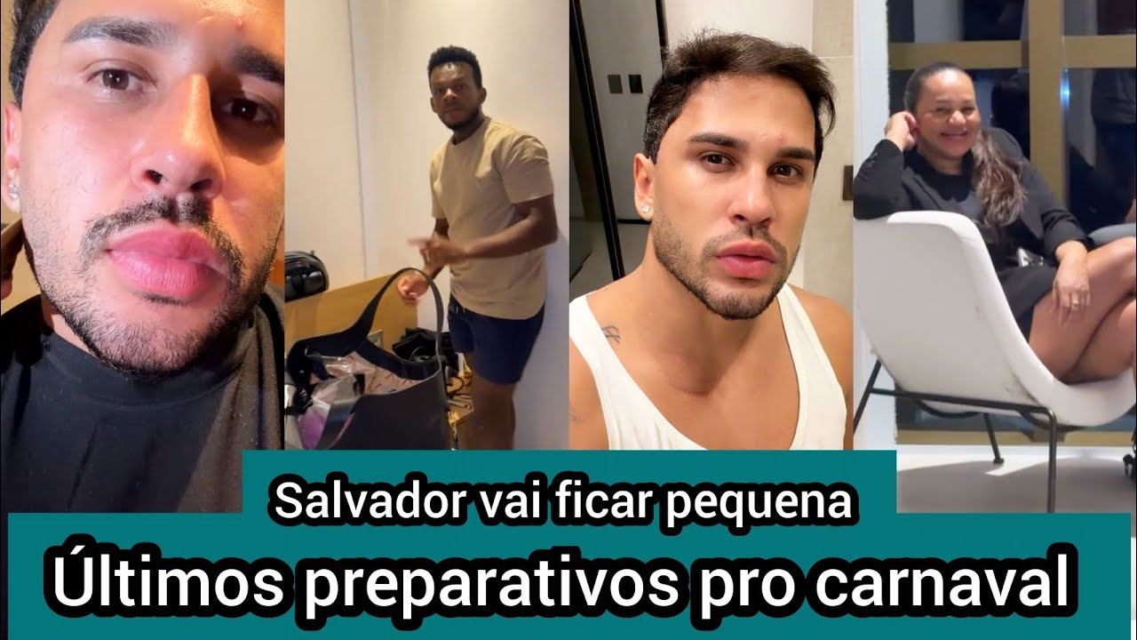 Lucas Guimarães termina de arrumar as malas e fazer a barba antes de viajar pra salvador no carnaval