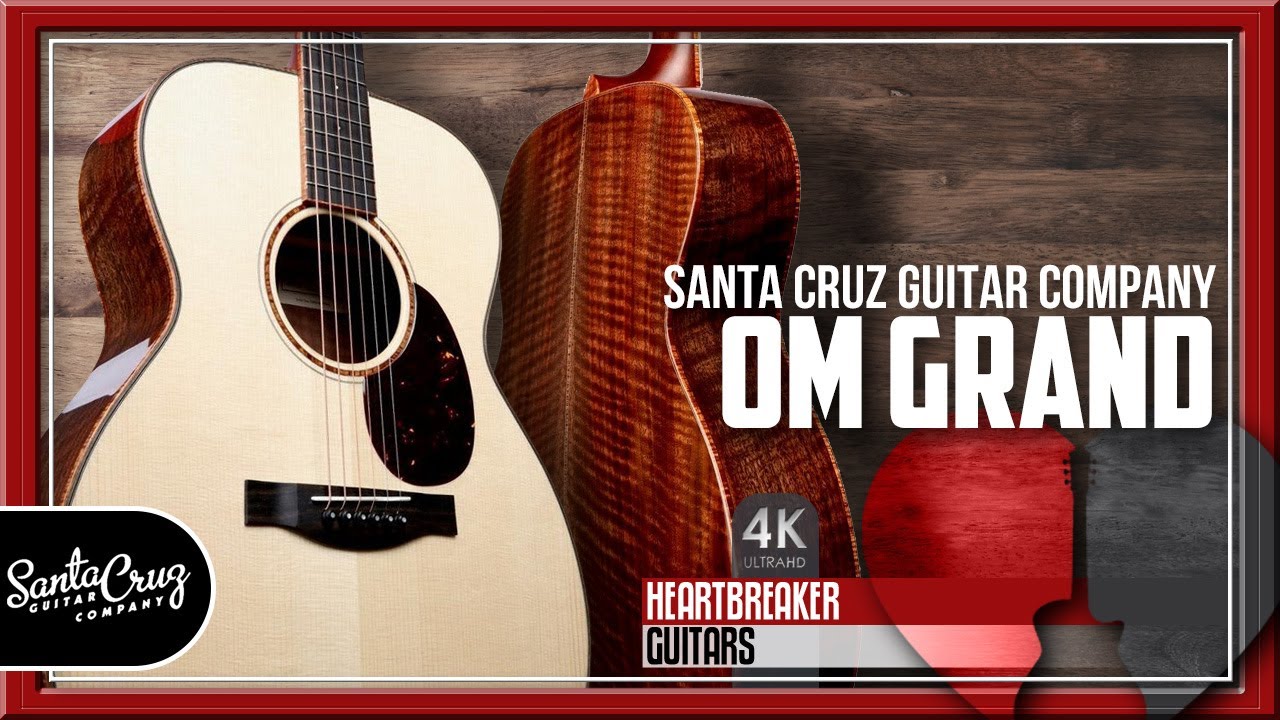 The OM Grand from Santa Cruz Guitar Company - Stunning Walnut Back & Sides! | 4k Video