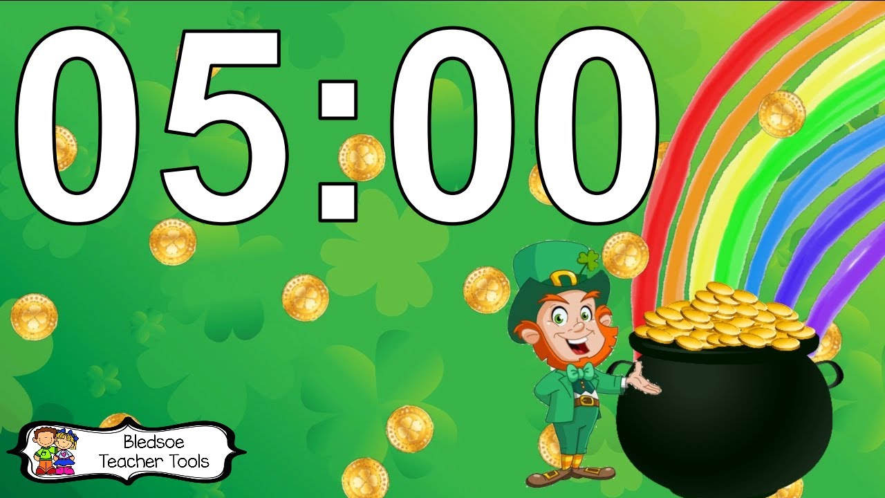 5 Minute Shamrock Timer with Music