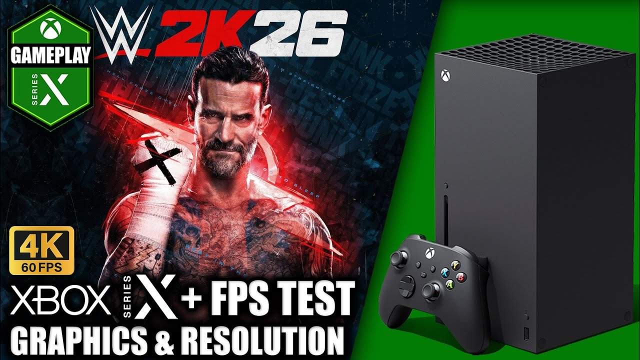 WWE 2K26 - Xbox Series X Gameplay + FPS Test