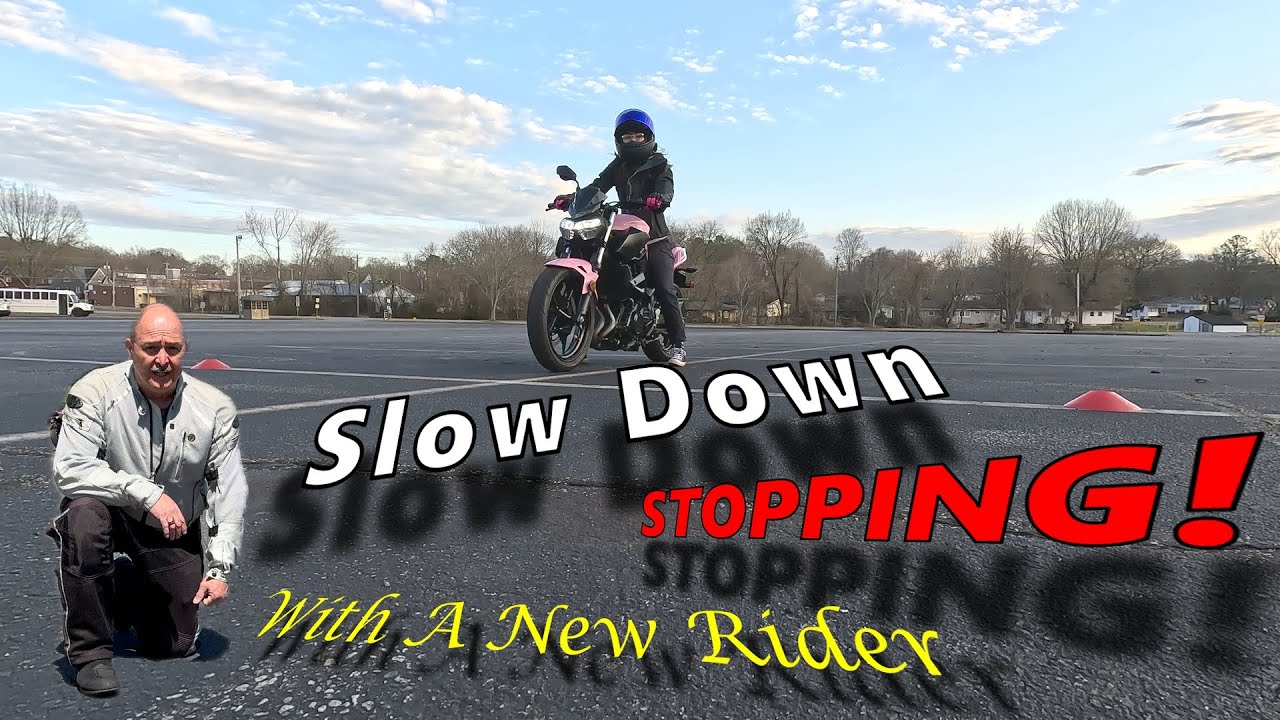 Slow Down Stopping at a Light or Stop Sign is an Important Skill to Master!