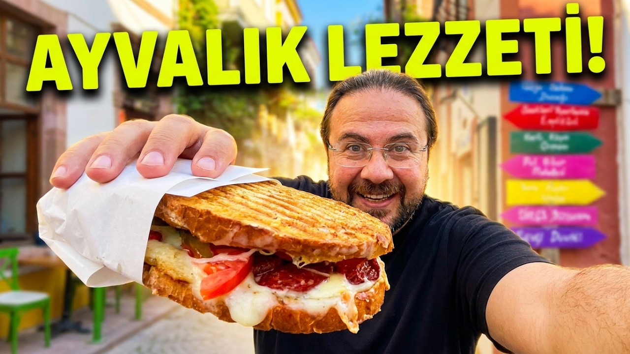 AYVALIK ARKA SOKAKLARINDA NE VAR ? | AYVALIK TOSTU | AYVALIK' TA HANGİ TATLI YENİR | AYVALIK VLOG