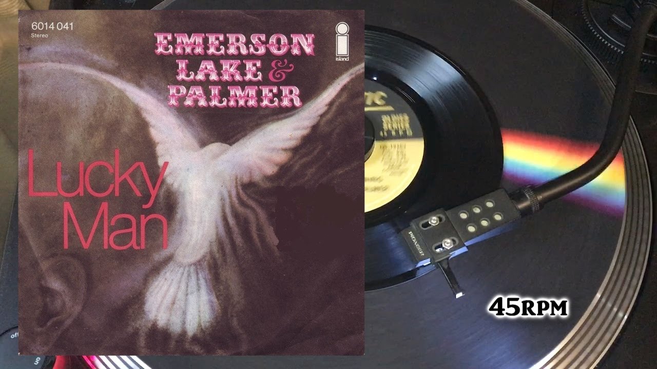 Emerson, Lake & Palmer - Lucky Man, 1970, Atlantic - OS-13153, Vinyl, 7