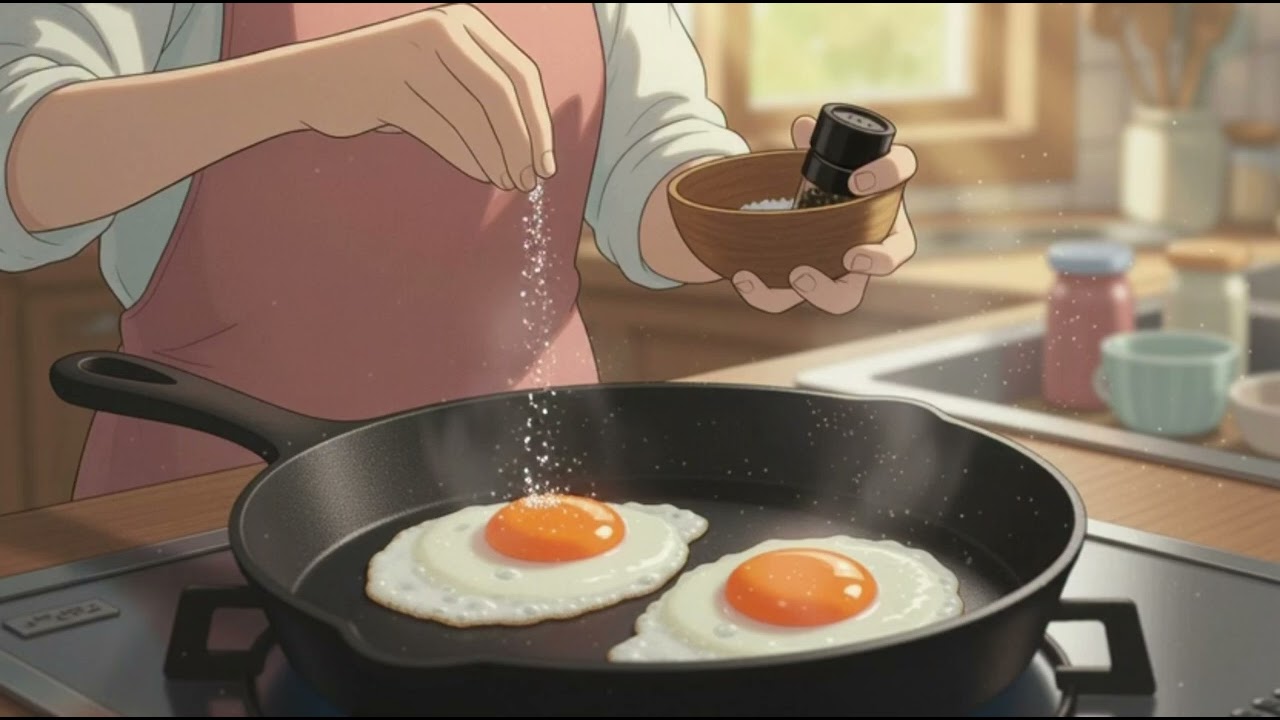 A Cozy Ghibli Morning Routine &mdash; Cooking Breakfast & Slow Living ☀️#ghiblistyle #viral #asmr