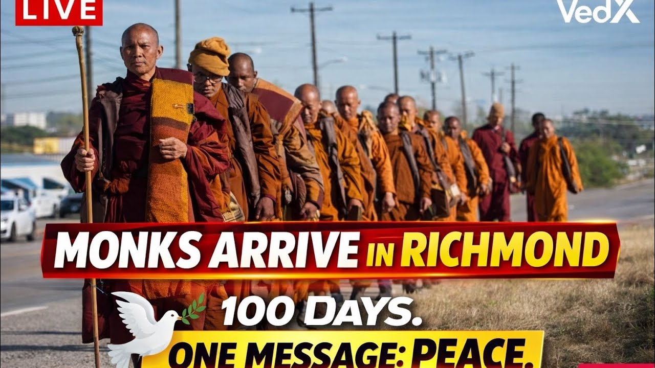 A Nobel Peace Prize for These Monks? | 100 Days. One Message: Peace 🕊️#walkforpeace #peace #song 