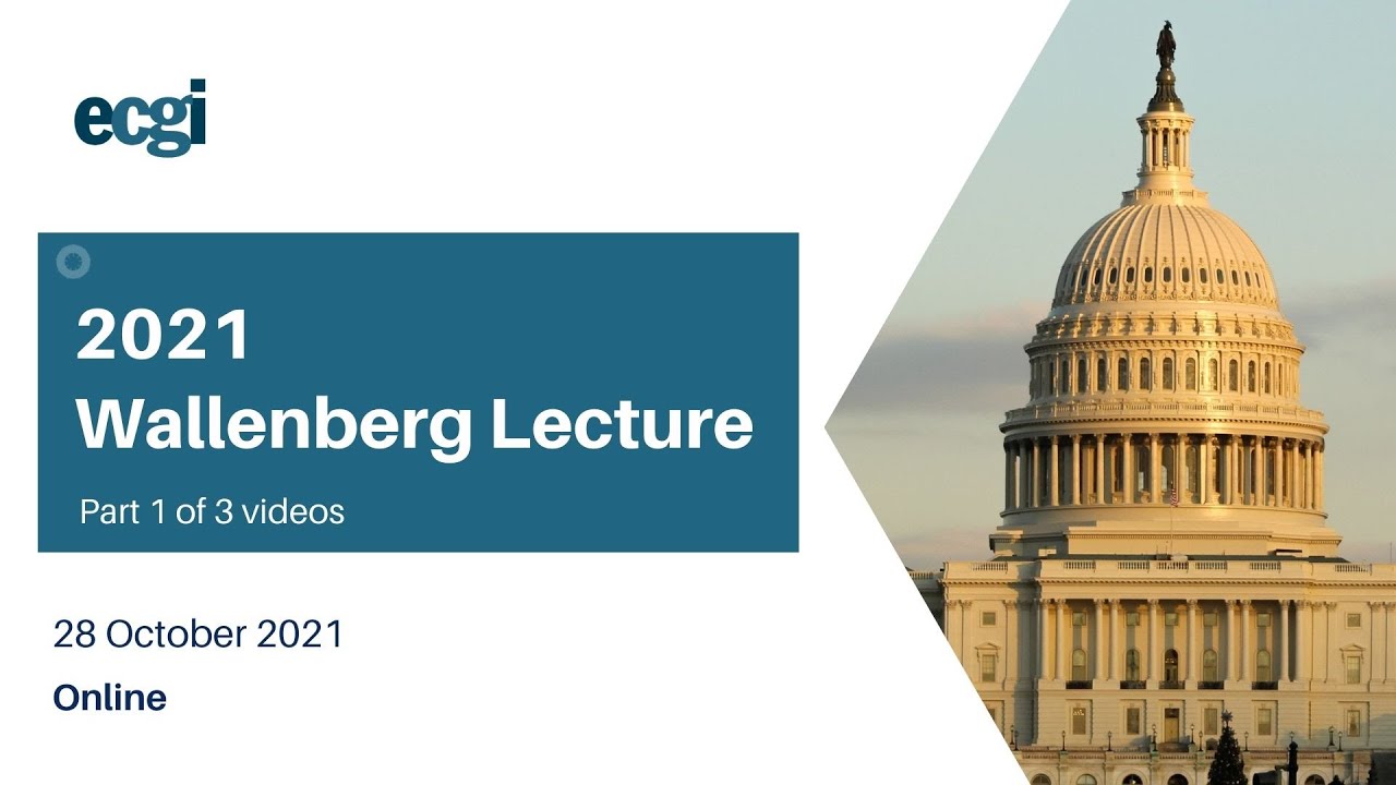 The Iron Law of Financial Regulation | 2021 WALLENBERG LECTURE