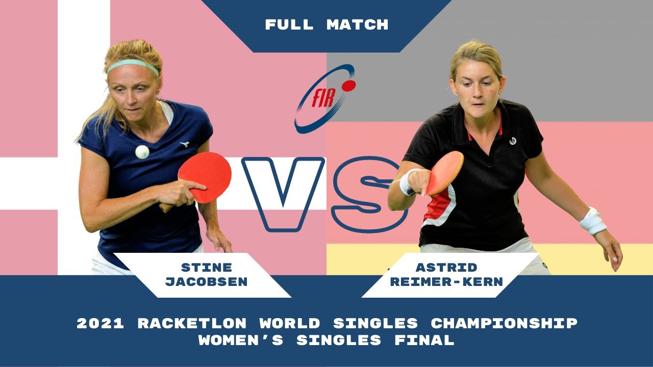 2021 Racketlon World Championship | Stine Jacobsen v Astrid Reimer-Kern | Final | Full Match