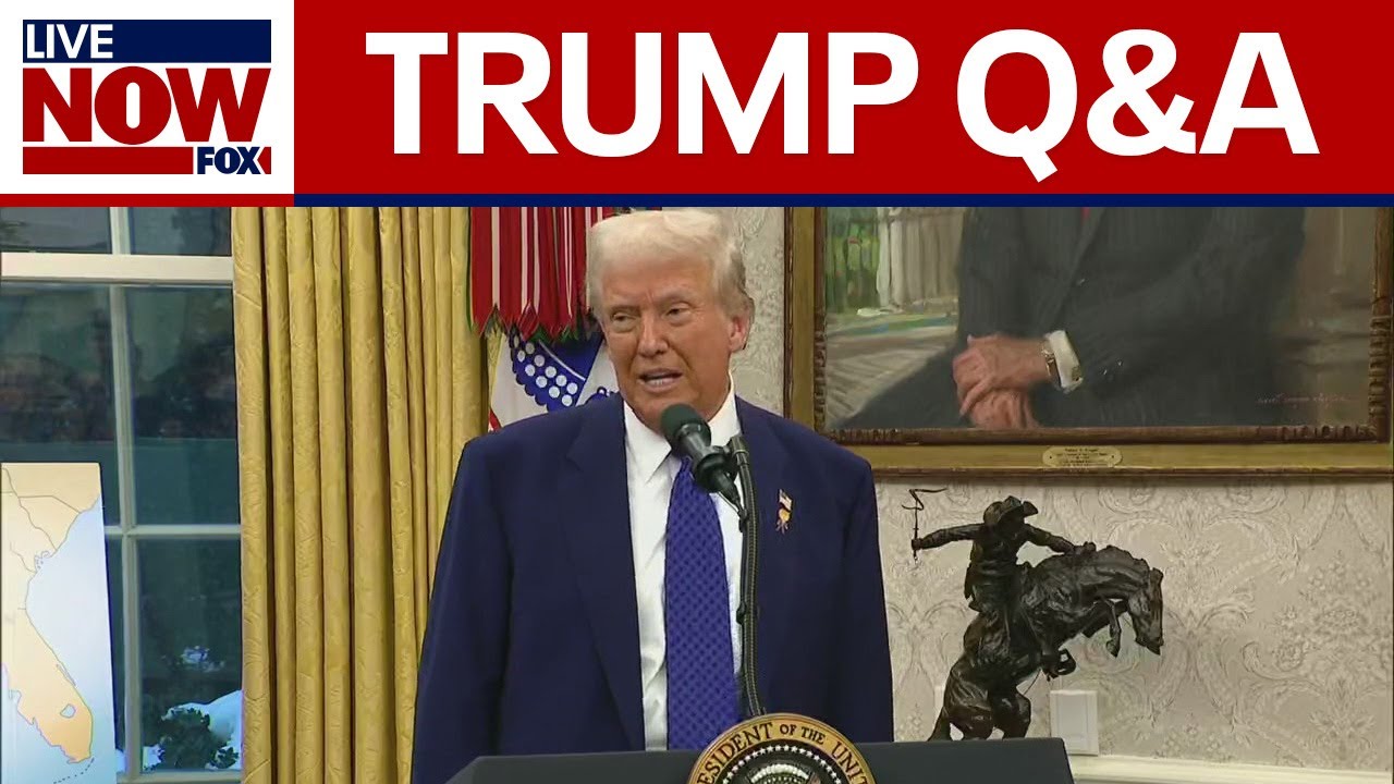 FULL: President Trump takes questions in Oval Office | LiveNOW from FOX