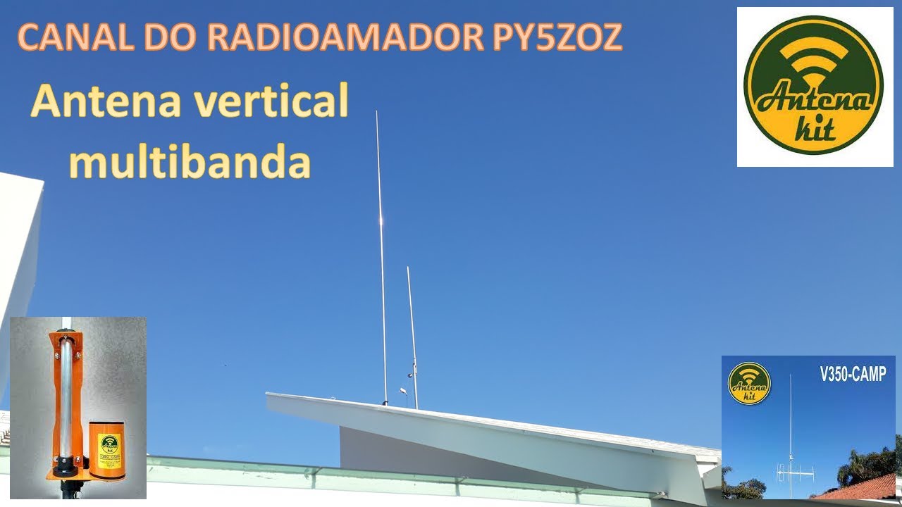 Usando antena mutibanda V350 Camp