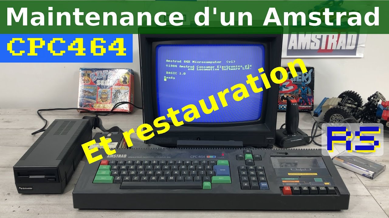 Maintenance d'un CPC464 et de son lecteur FD-1