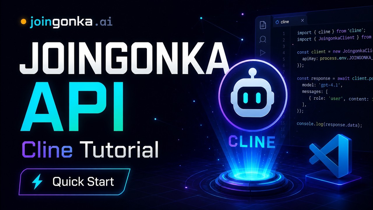 How to Setup Cline with JoinGonka API in VS Code