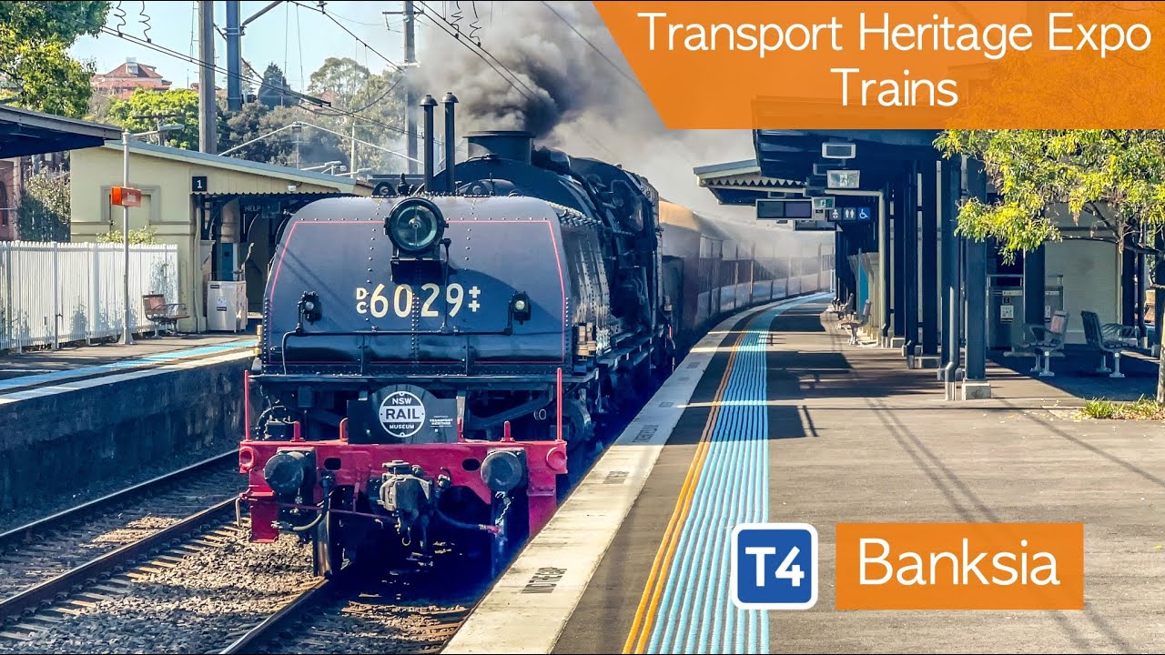 Transport for Sydney Vlog 717: Banksia Part 4 + Transport Heritage Expo Trains
