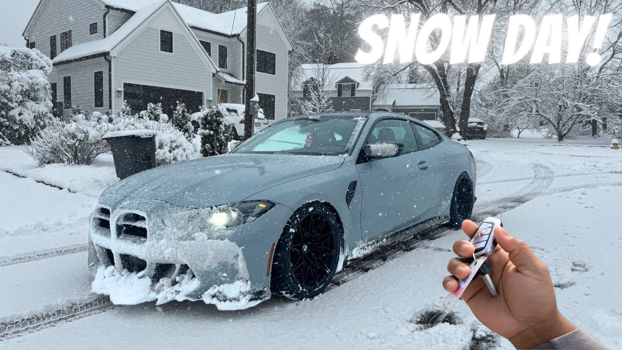 BMW M4 ПРОТИВ СНЕГА!