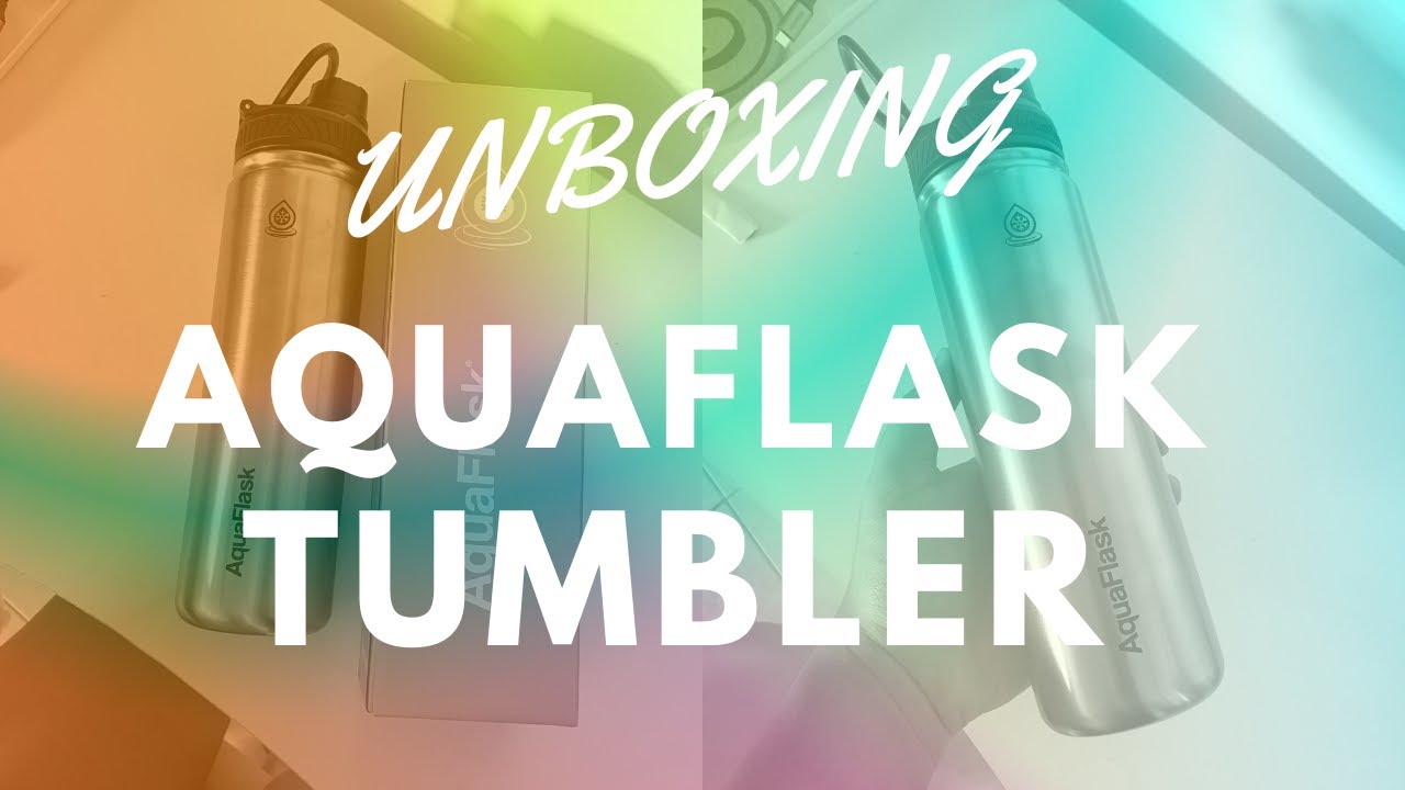 🛒 Shopee Finds 🛍 | 22OZ Silver AquaFlask Tumbler | Lofi Unboxing