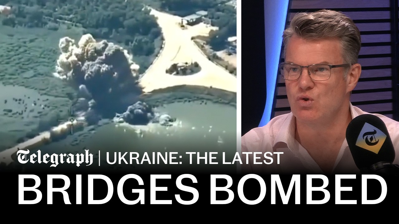 Ukraine explodes bridges as strike campaign &lsquo;cuts off&rsquo; Crimea | Russia-Ukraine latest war news