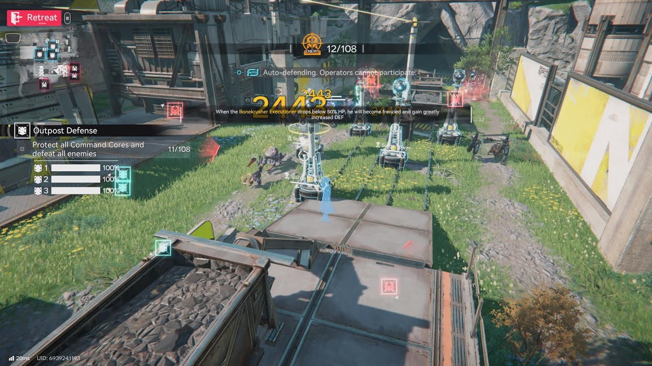 Infra-Station Perfect Auto-Defense Level 4 (Valley IV / Originium Science Park) Arknights: Endfield