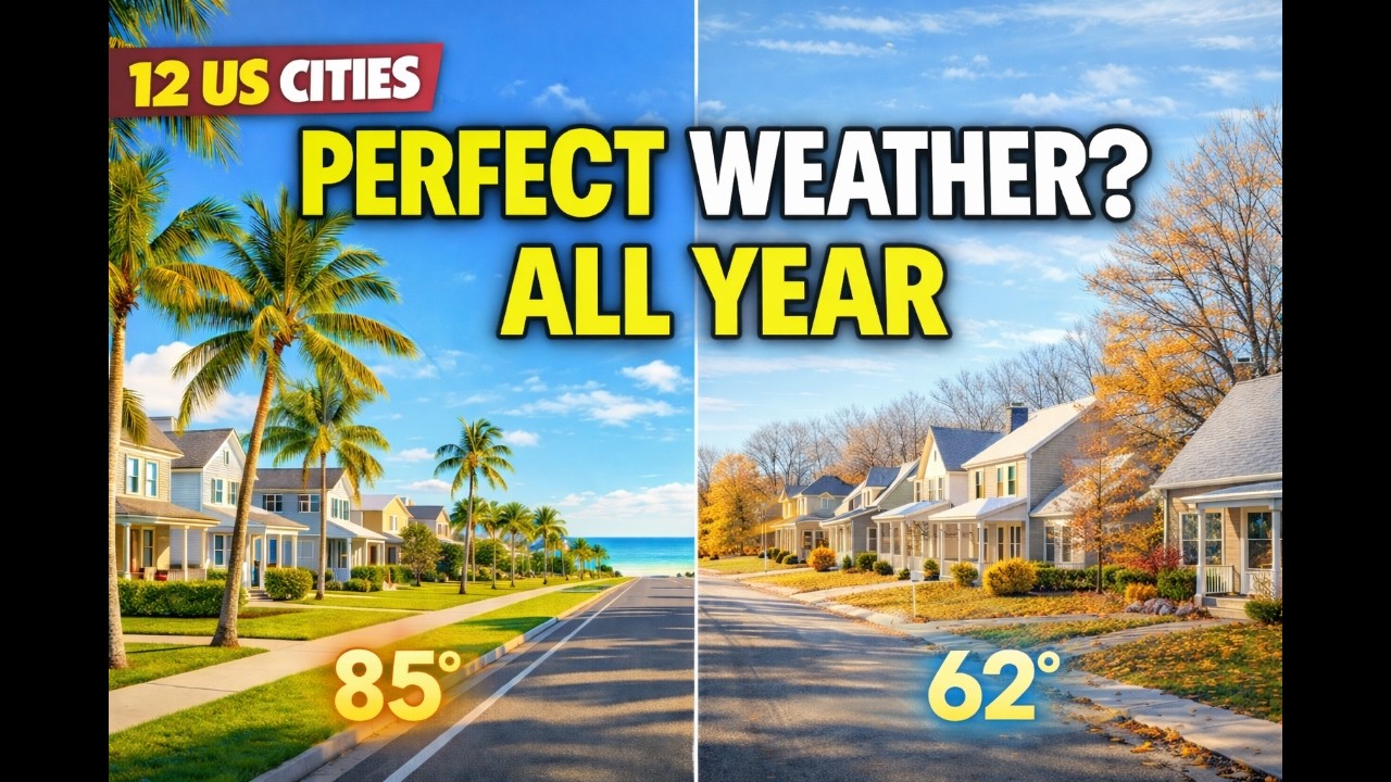 10 U.S. Cities With the Most Comfortable Climate