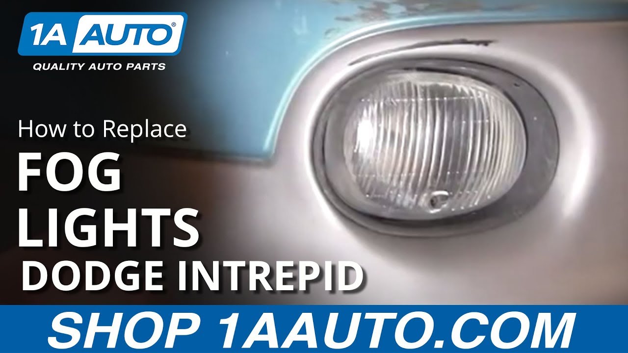How To Replace Fog Light and Bulb 93-97 Dodge Intrepid