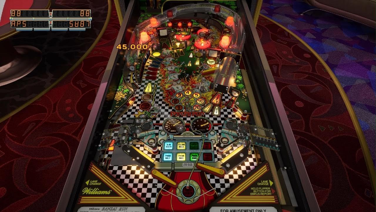 Pinball FX 2023 - Banzai Run (Rank #1 Achieved + Finish Line)