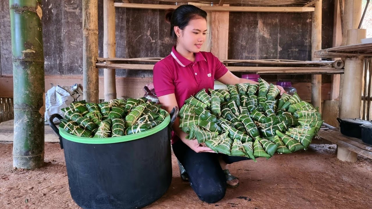 FULL VIDEO: 230 Days of Making Chung Cake - Harvesting Agricultural Products Go to market to sell