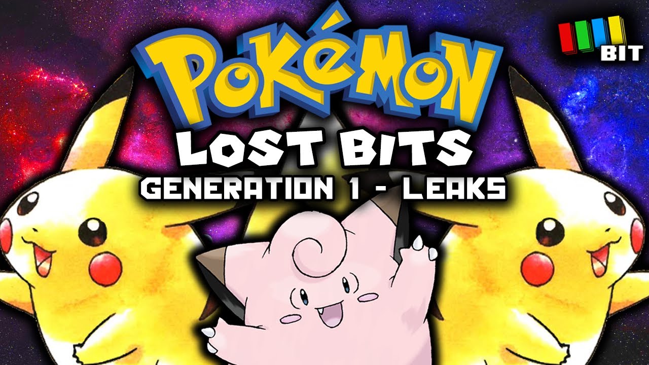 Pokemon Generation 1 LOST BITS | Unused Content & Totally Not Leaks [TetraBitGaming]