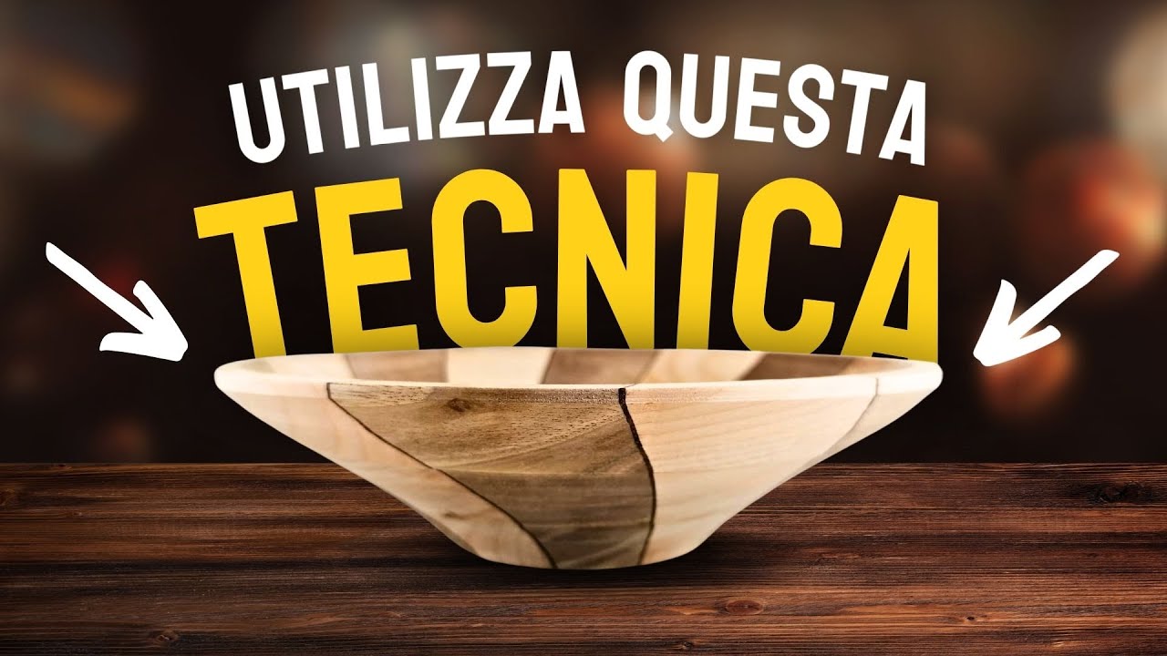JIG per TAGLI INCLINATI in TORNITURA (2/2) - Come ricavare una ciotola