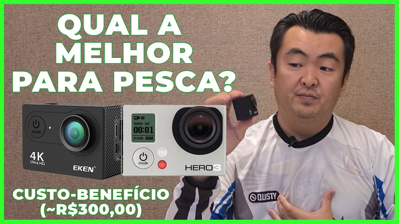 Gravar a Pesca Com Qual Câmera? Custo-Benefício