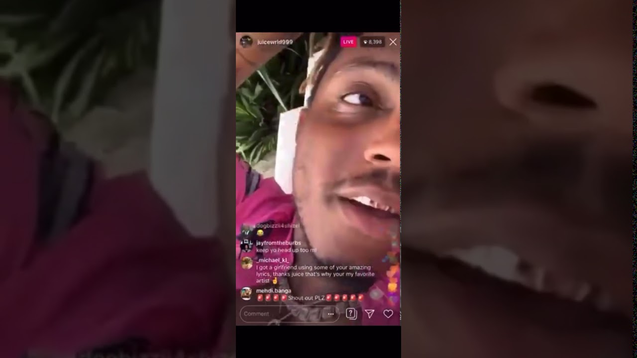 JUICE WRLD &ldquo;I&rsquo;m on instagram live from heaven&rdquo; RIP JUICE 💔💔