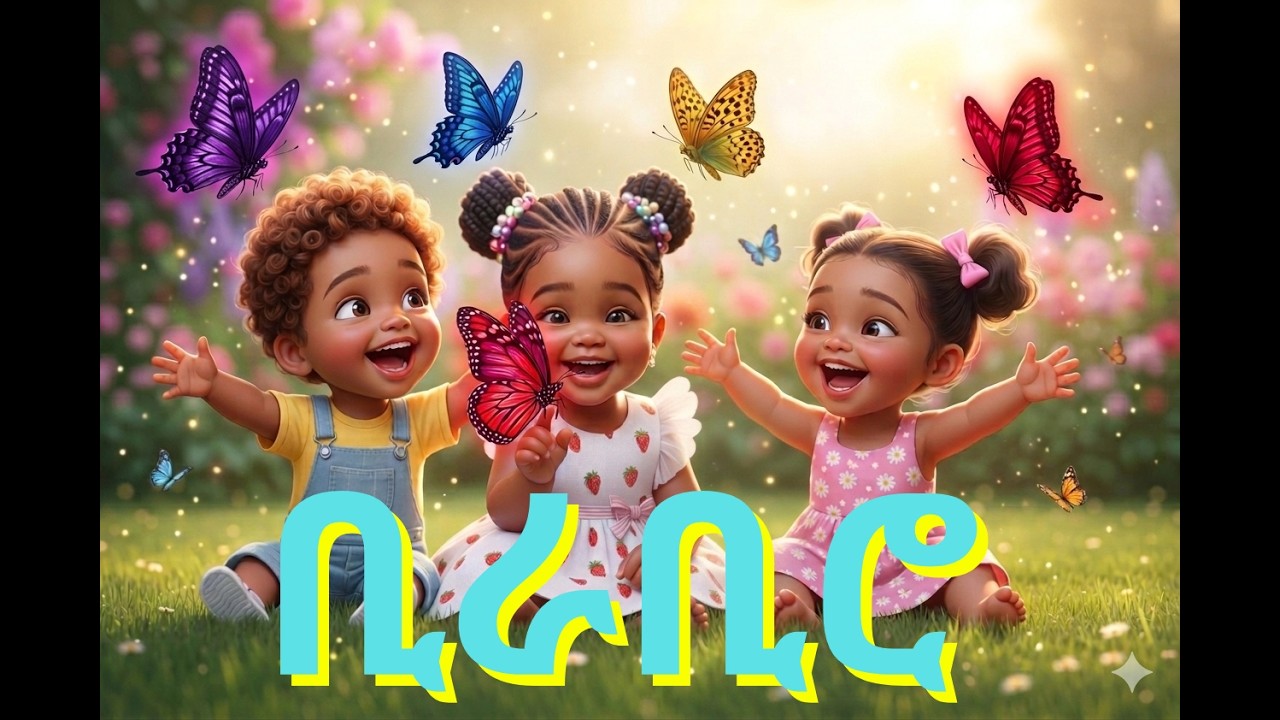 ቢራቢሮ/ቁ.2/አዲስ!የልጆች መዝሙር/hemen and monkey/Ethiopian kids song/birabiro/part two
