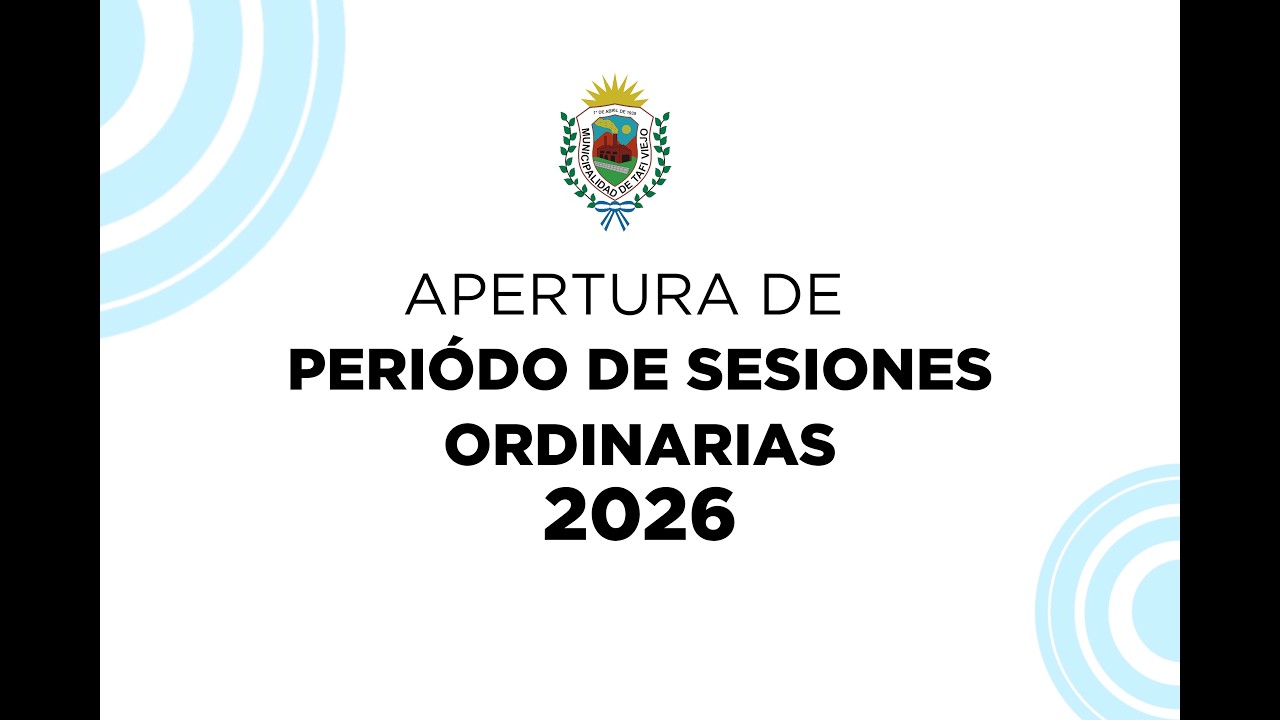 APERTURA DE SESIONES ORDINARIAS 2026