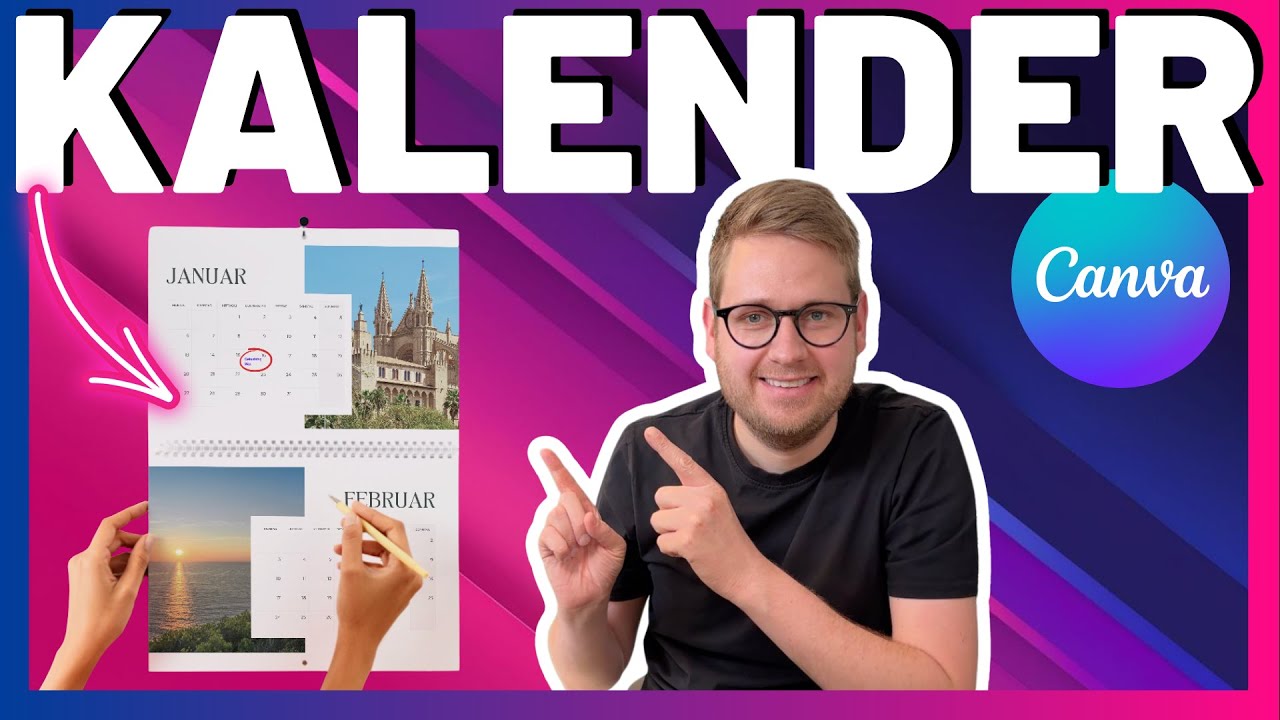 Kalender erstellen mit Canva 📅🖨️ Kostenlos designen & direkt drucken lassen!