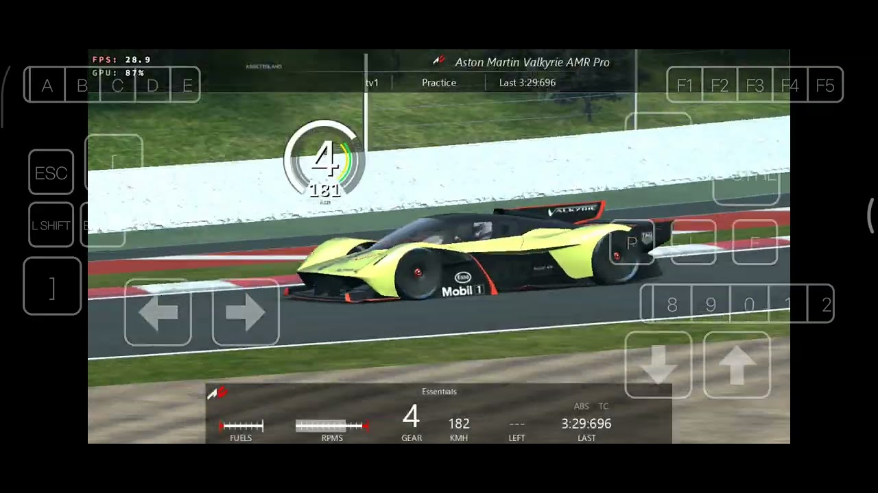 Assetto Corsa Winlator 10 Valkyrie AMR PRO in spain 1.26.835