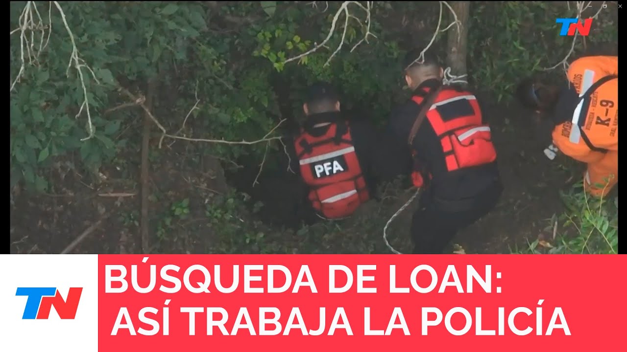 CORRIENTES I Así trabaja la policía con los perros para encontrar a Loan