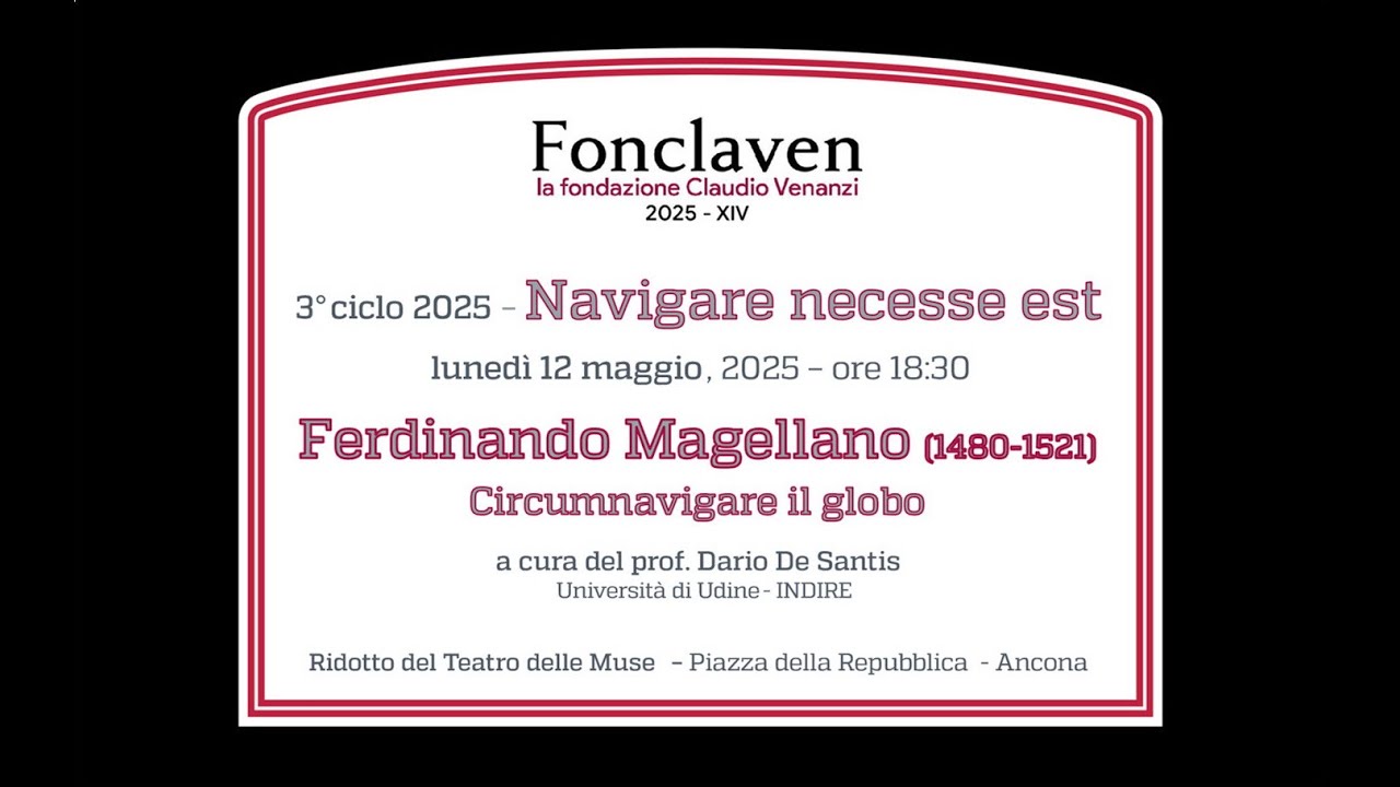 Navigare necesse est - Ferdinando Magellano - prof. Dario De Santis