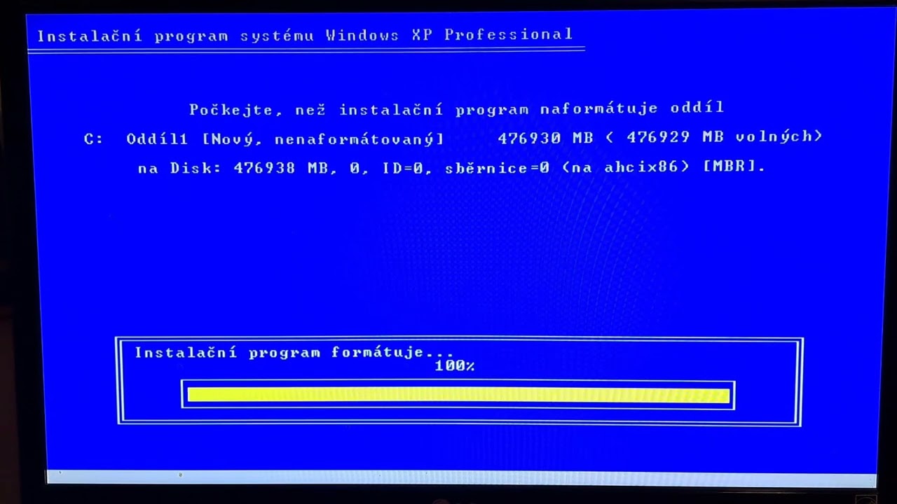 Stavba starého PC -  díl 9. - Přeinstalace Windows XP včetně ovladačů