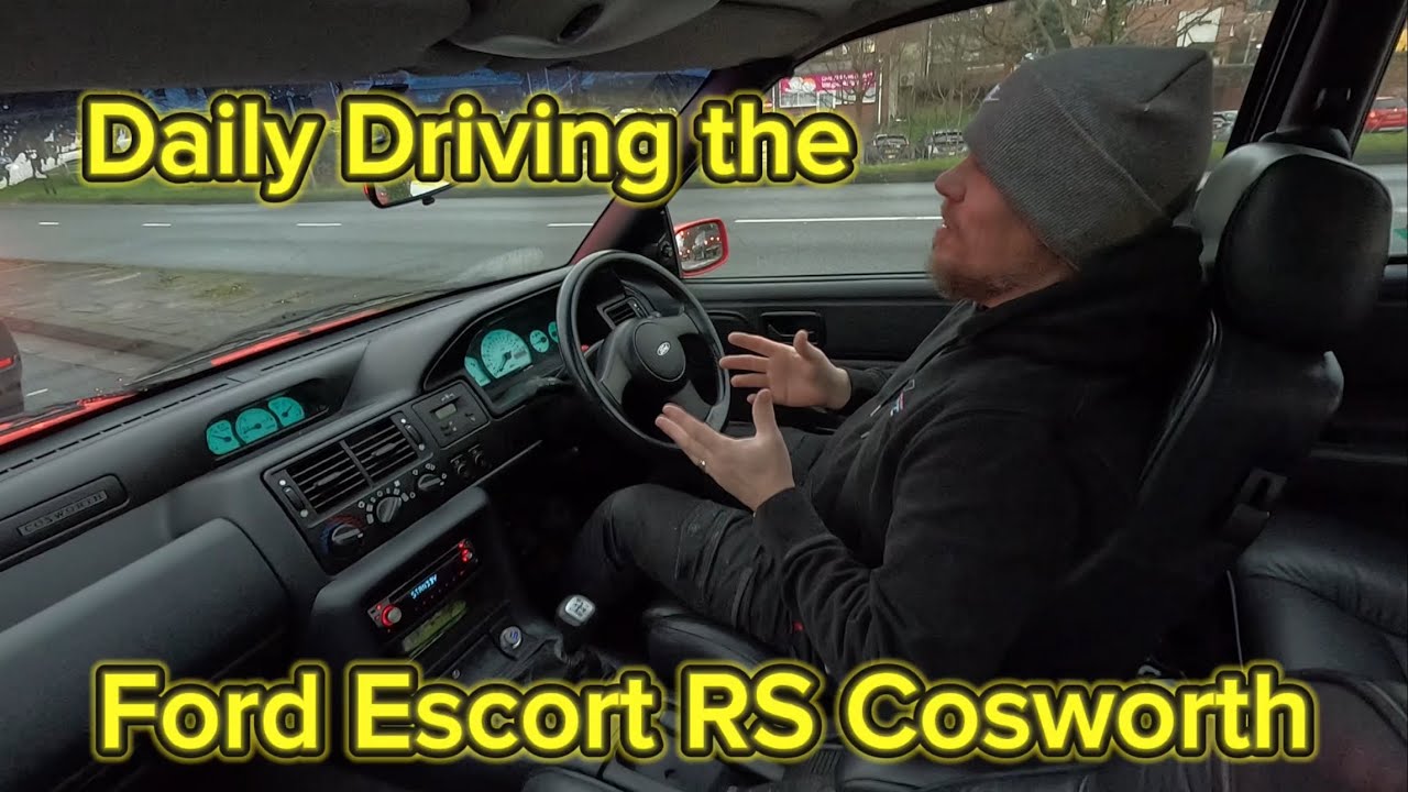 Commuting to work in a Ford Escort RS Cosworth, plus daily vlog! Busy studio