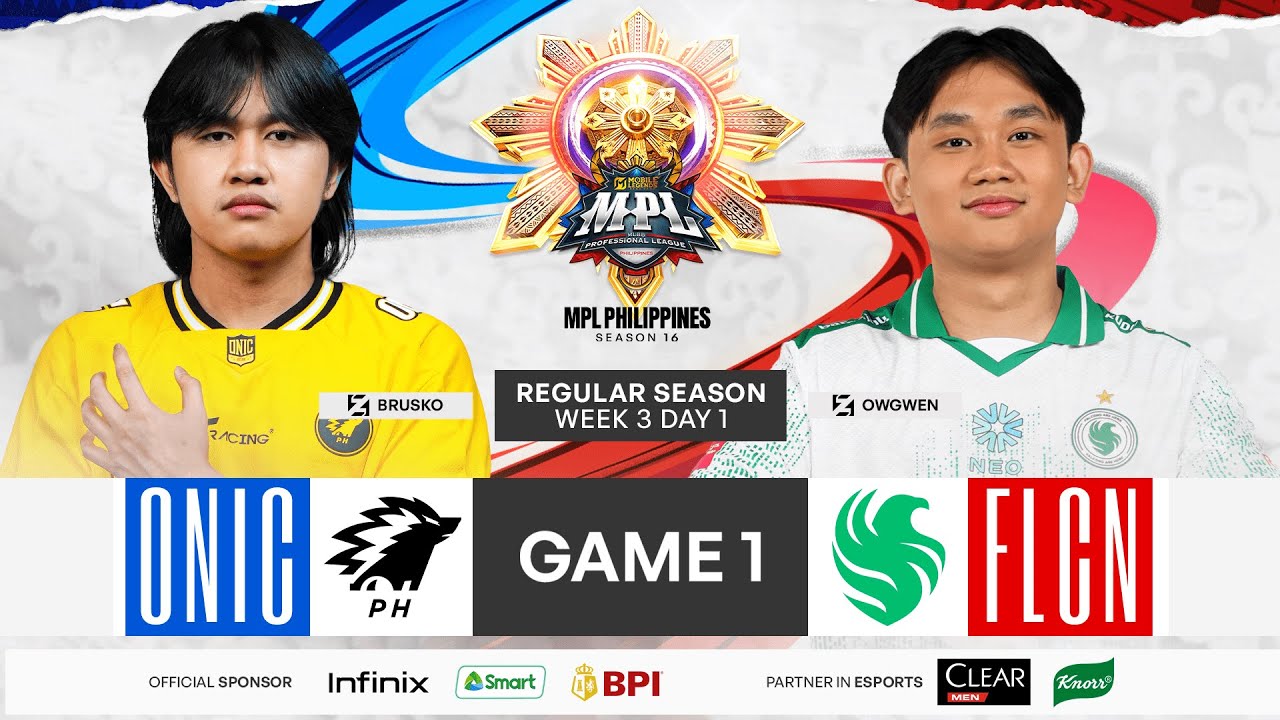 MPL PH S16 - W3D1 - ONIC VS FLCN GAME 1