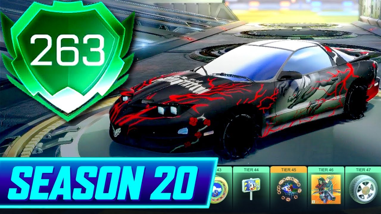 ROCKET PASS SEASON 20: ALL TIERS 1 - 263 (done in 11 days)