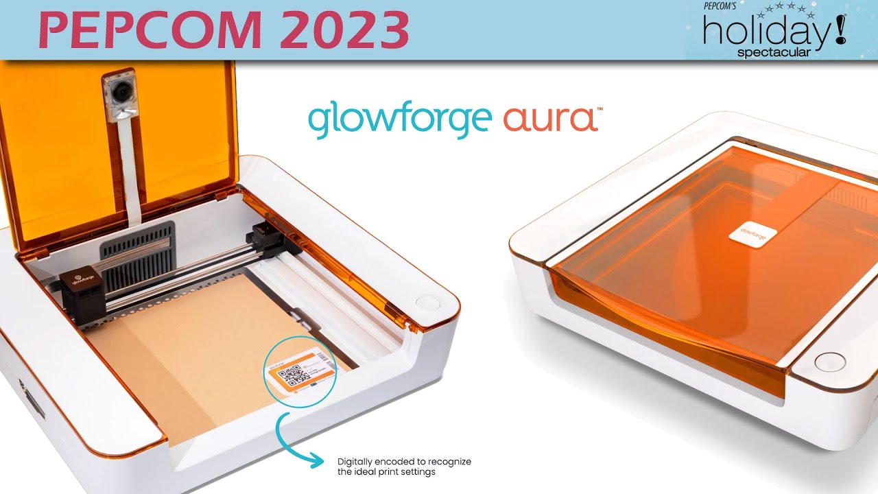 Glowforge Aura -Craft Laser Cutter and Engraver @Pepcom Holiday 2023