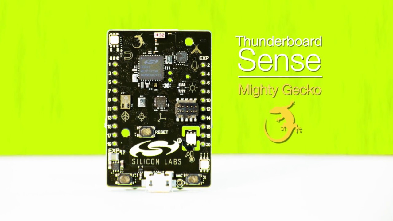 Wireless Gecko in Thunderboard Sense IoT kit from Silicon Labs