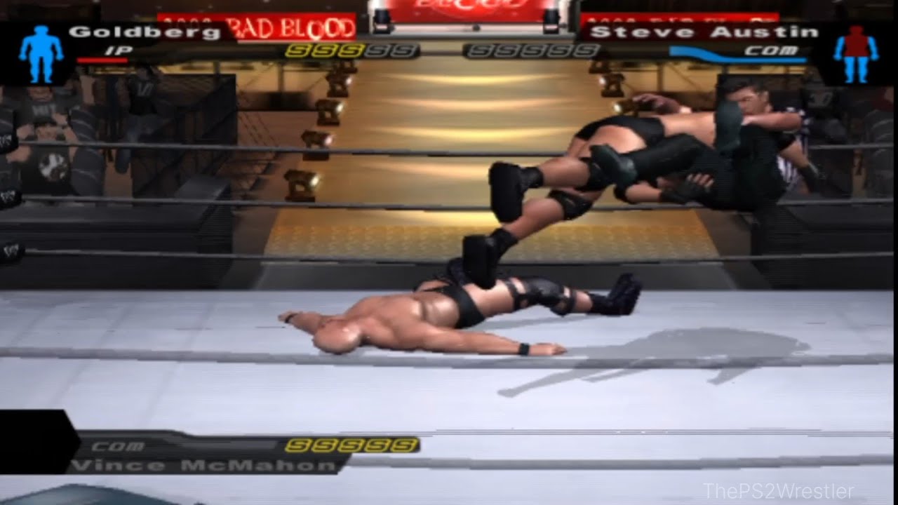 Goldberg VS Steve Austin | Special Referee Match | #smackdownherecomesthepain 