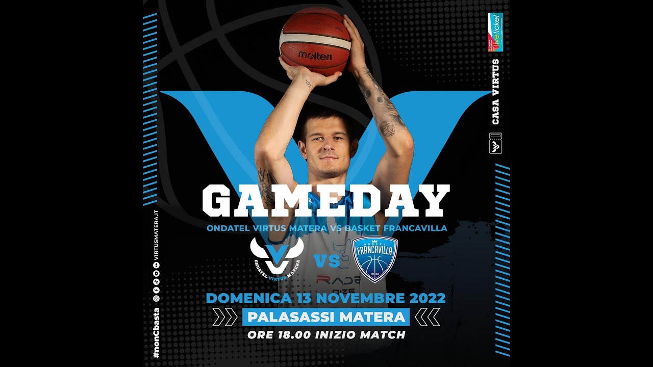 Ondatel Virtus Matera vs Basket Francavilla