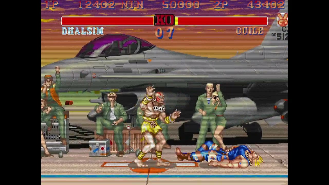 Street Fighter II Turbo: Hyper Fighting - Dhalsim vs. Guile